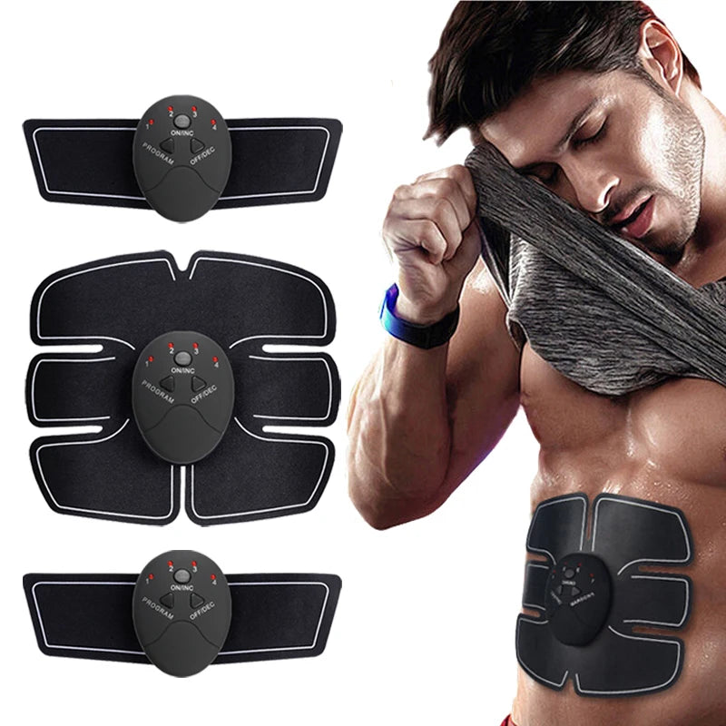 EMS Estimulador Muscular Sem Fio Treinador Smart Fitness Treinamento Abdominal Adesivos Elétricos Para Perda De Peso Massageador Corporal Emagrecedor