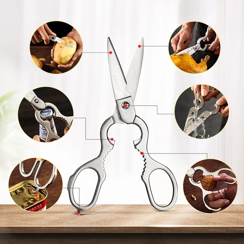 Conjunto de facas de cozinha em aço inoxidável alemão
