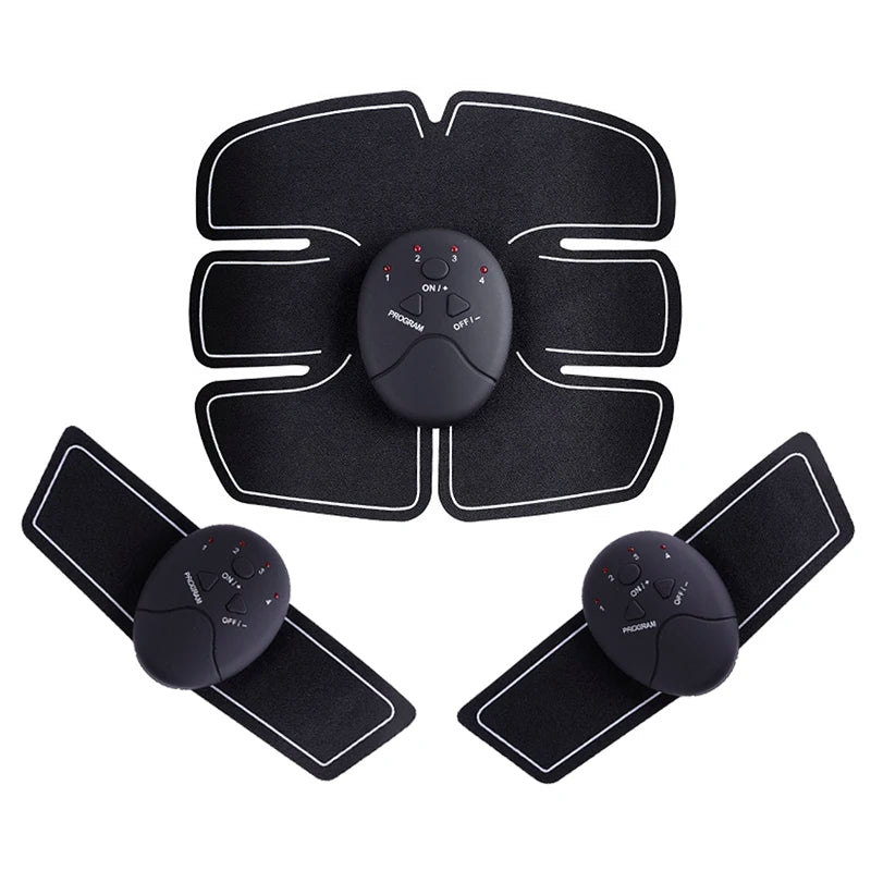 EMS Estimulador Muscular Sem Fio Treinador Smart Fitness Treinamento Abdominal Adesivos Elétricos Para Perda De Peso Massageador Corporal Emagrecedor