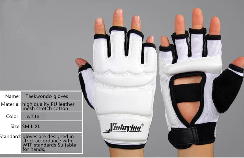 Luvas de boxe meio dedo adultos boxe luta crianças saco de areia treinamento mma sanda karatê muay thai fitness taekwondo protetor
