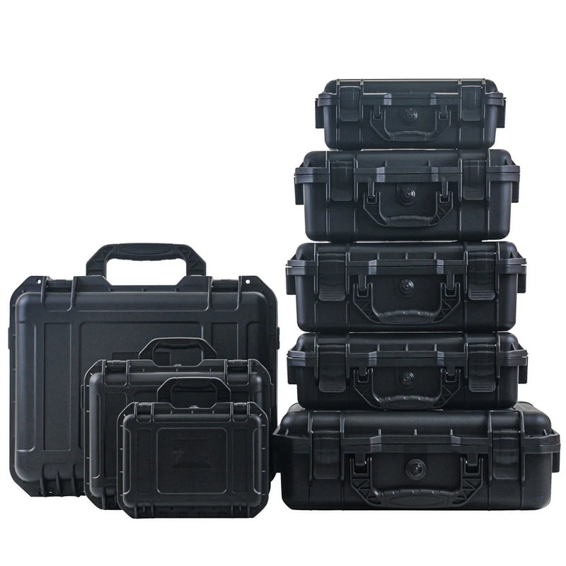Bolsa de transporte rígida à prova d'água Bolsa de ferramentas com esponja pré-cortada Caixa de armazenamento Protetor de segurança Organizador Caixa de ferramentas de hardware