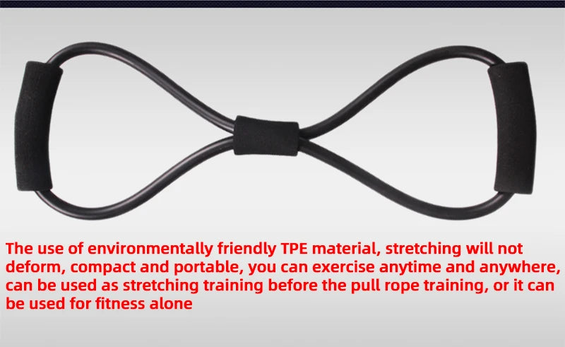 Exercícios de fitness Conjunto de faixas de resistência Tubo elástico Puxar corda Faixa de ioga Treinamento Equipamento de treino para casa Peso Ginásio Acessório