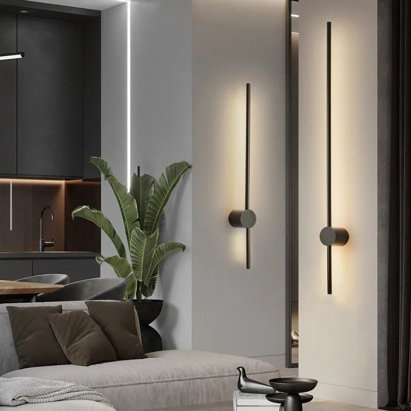 Luminária de parede LED One Pcs Luminária de parede Luminária para decoração de casa interna Quarto Sala de estar Iluminação Sofá Iluminação de fundo