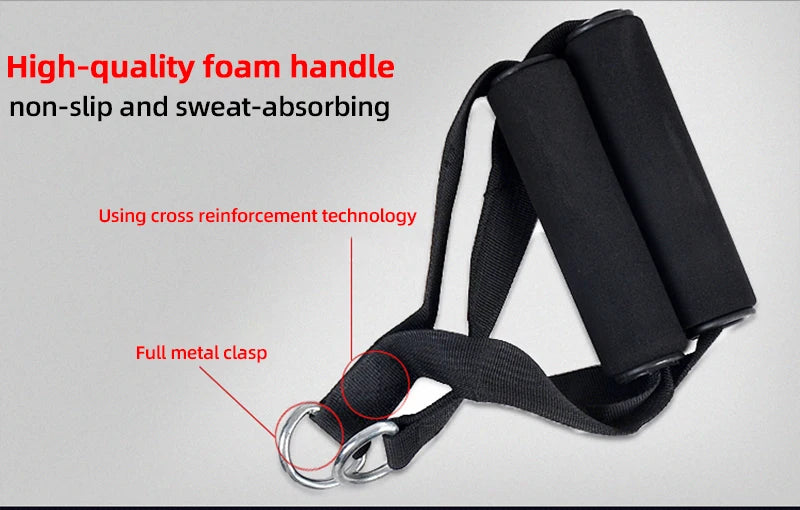 Exercícios de fitness Conjunto de faixas de resistência Tubo elástico Puxar corda Faixa de ioga Treinamento Equipamento de treino para casa Peso Ginásio Acessório