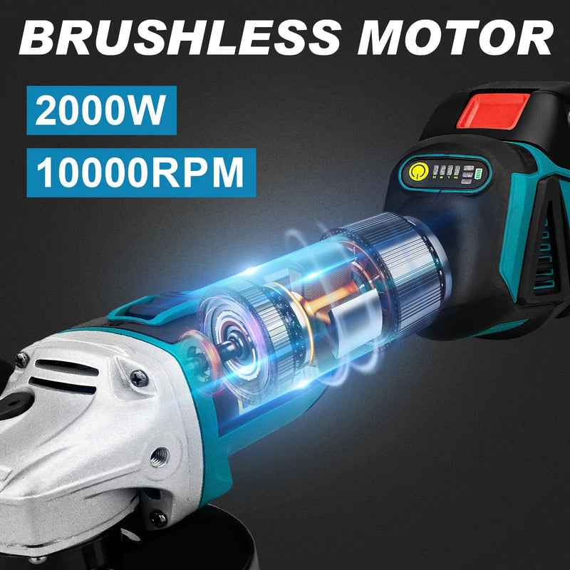 Brushless Angle Grinder Máquina de corte
