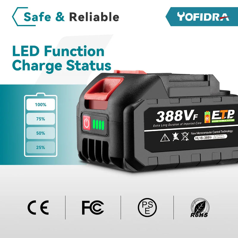 Cortador de grama elétrico 1500W Comprimento ajustável Dobrável Sem fio Portátil Recarregável Podador de arbustos de jardim