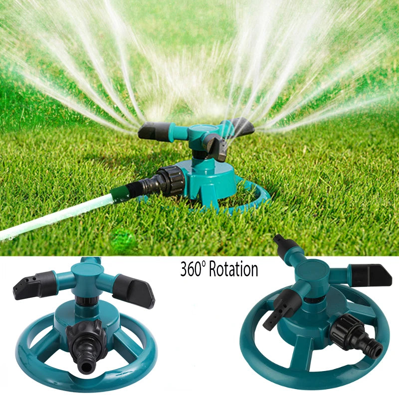 Bico de aspersão 360 graus automático rotativo spray de água jardim gramado aspersor automático irrigação de jardim suprimentos