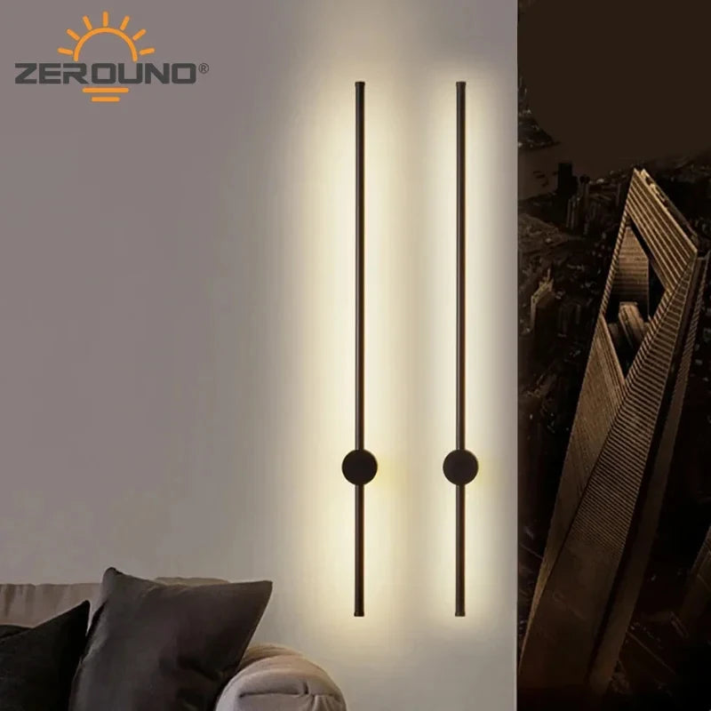Luminária de parede LED One Pcs Luminária de parede Luminária para decoração de casa interna Quarto Sala de estar Iluminação Sofá Iluminação de fundo