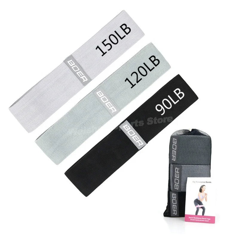 Faixas de Resistência Faixas Elásticas Hip Circle Expansor Antiderrapante Agachamento Treino Yoga Pilates Fitness