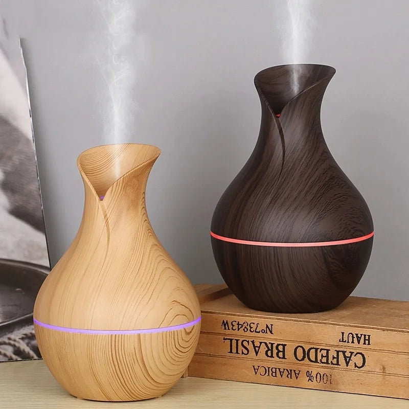 Umidificador de ar 200ml difusor de óleo essencial USB Mist Maker Mini umidificador com luz colorida para casa escritório