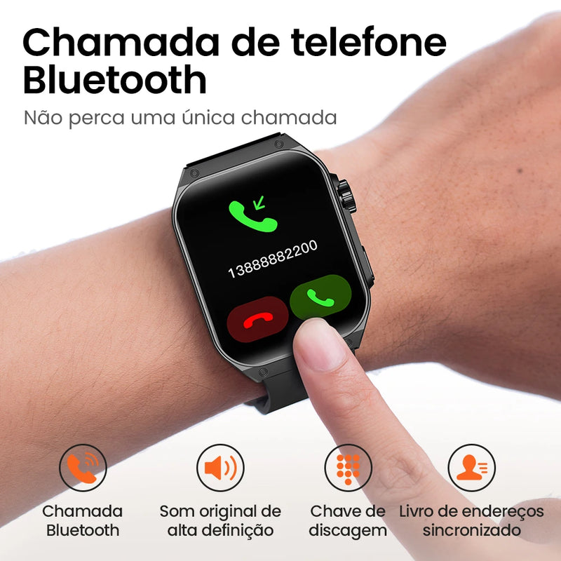 HAYLOU Watch S8 Smart Watch 1.96'' AMOLED Tela curva Smartwatch Bluetooth Call AI Vioce Assistant Smartwatches