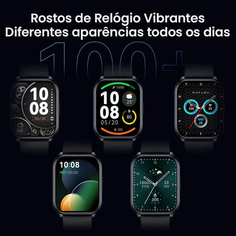 HAYLOU Watch 2 Pro (LS02 Pro) Smart Watch 1,85'' HD Display SpO2 Monitor de frequência cardíaca 100 modos de treino Smartwatch para homens e mulheres
