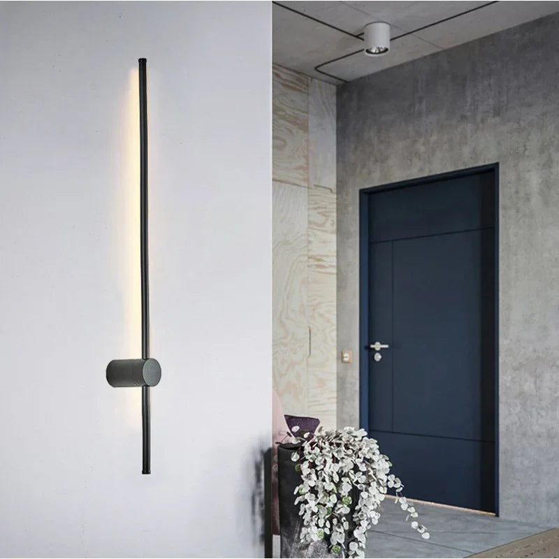 Luminária de parede LED One Pcs Luminária de parede Luminária para decoração de casa interna Quarto Sala de estar Iluminação Sofá Iluminação de fundo