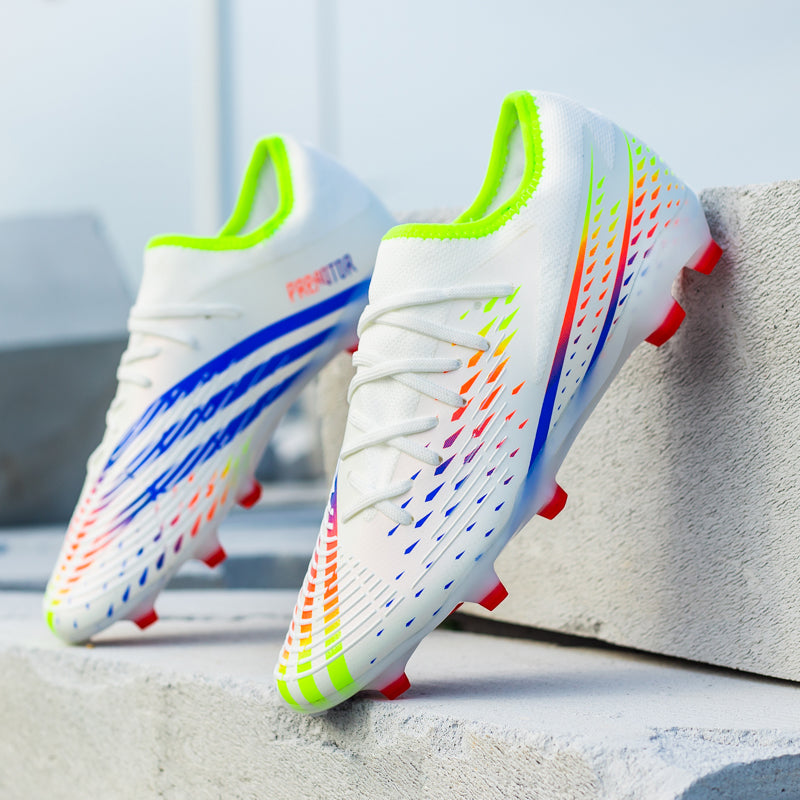 Alta Qualidade Homens Futebol Sapatos TF/FG Treinamento Futebol Tênis Ultraleve Antiderrapante Chuteiras De Futebol De Gramado Chuteira Campo