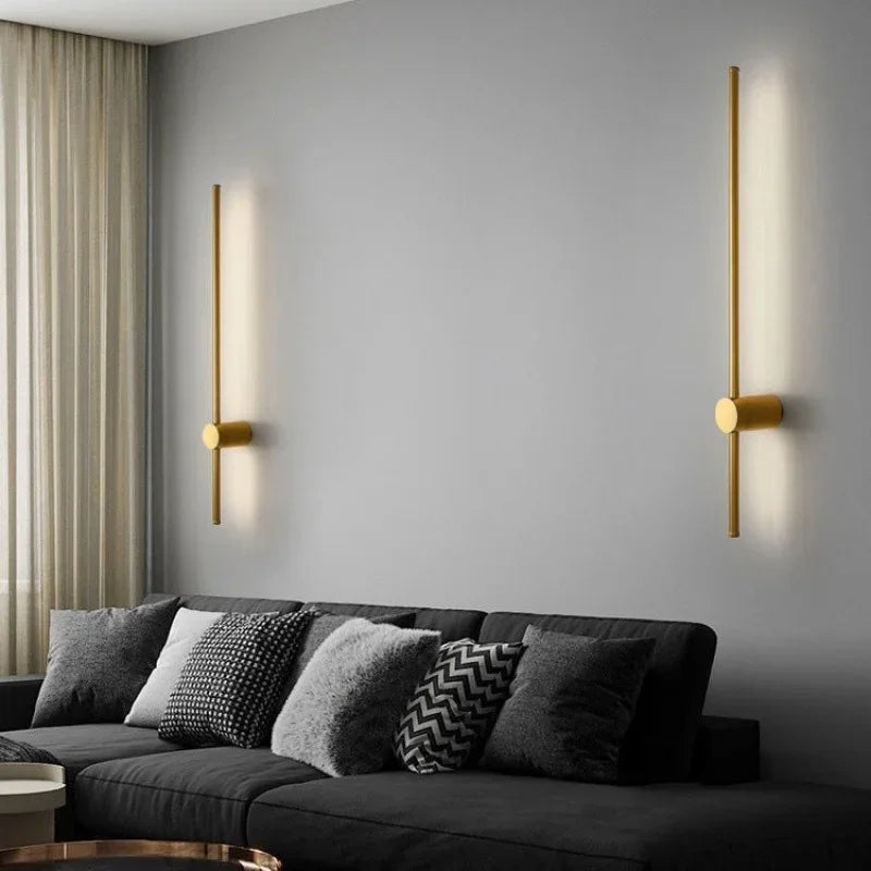 Luminária de parede LED One Pcs Luminária de parede Luminária para decoração de casa interna Quarto Sala de estar Iluminação Sofá Iluminação de fundo