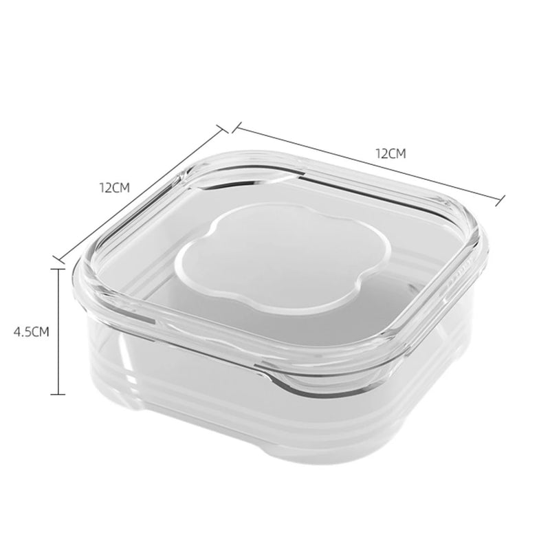 Caixa de preservação de carne congelada Geladeira Alimentos retêm frescor Transparente Pote de armazenamento Casa Cozinha Organizador de armazenamento de vegetais
