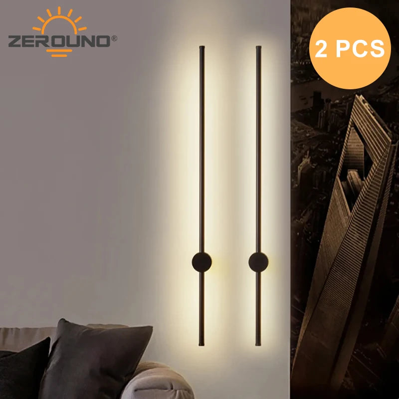 Luminária de parede LED One Pcs Luminária de parede Luminária para decoração de casa interna Quarto Sala de estar Iluminação Sofá Iluminação de fundo