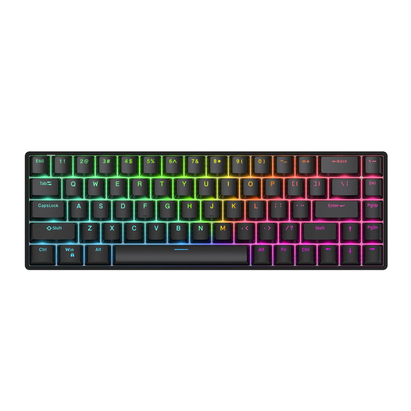 Raven68 Hot Swappable Wired Magnetic Axis Mechanical Keyboard 8K Taxa de retorno Faixa de teclas personalizada Teclado para jogos esportivos eletrônicos