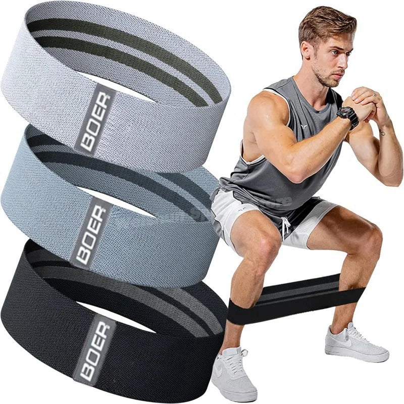 Faixas de Resistência Faixas Elásticas Hip Circle Expansor Antiderrapante Agachamento Treino Yoga Pilates Fitness