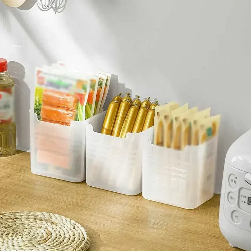 Caixas de armazenamento de geladeira Organizador de alimentos frescos