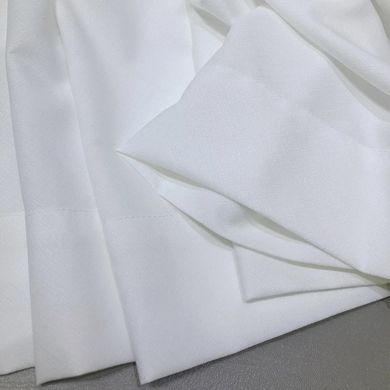 Asazal Tule Branco Fio Grosso de Alta Qualidade Cortinas de Janela de Chiffon de Luxo para Quarto Villa Cortinas Opacas Decoração de Sala de Estar