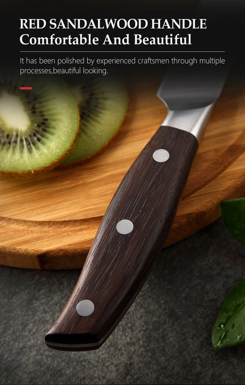 Conjunto de facas de cozinha em aço inoxidável alemão