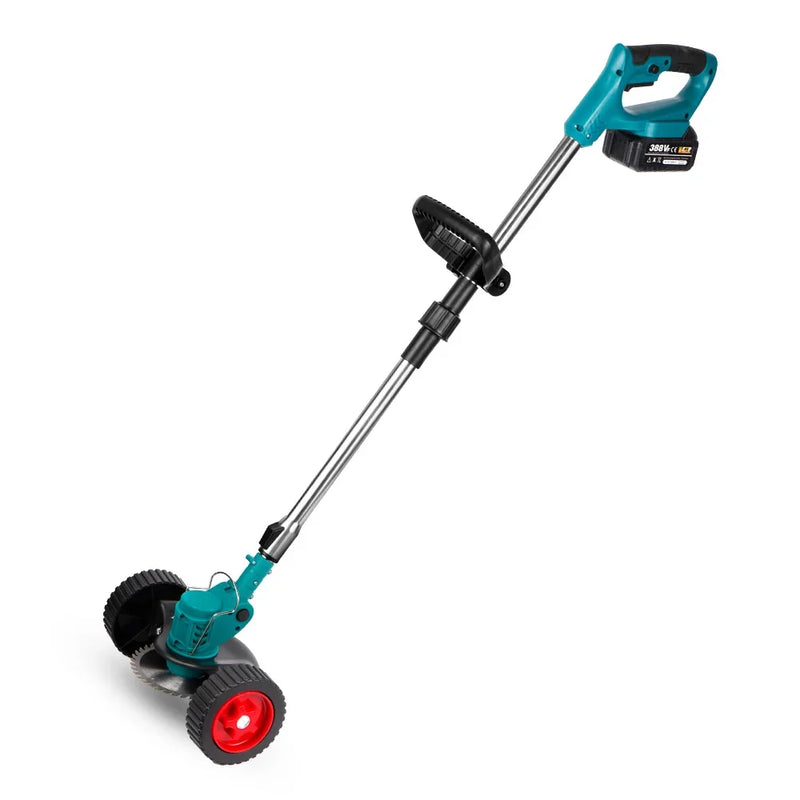 Cortador de grama elétrico 1500W Comprimento ajustável Dobrável Sem fio Portátil Recarregável Podador de arbustos de jardim