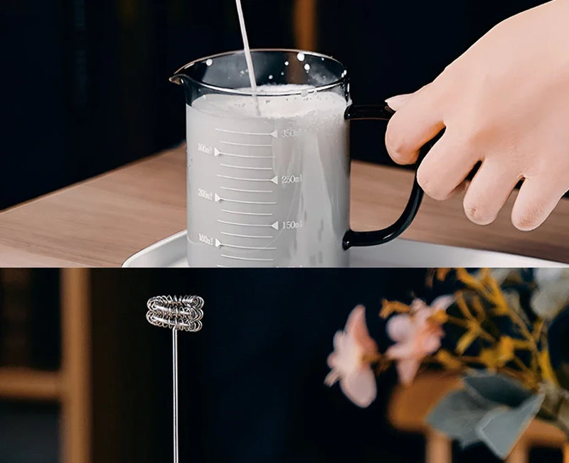 Batedor de ovos elétrico recarregável USB 2 em 1, liquidificadores para itens de cozinha, mini liquidificador, misturador de café e uísque, agitadores, gadgets