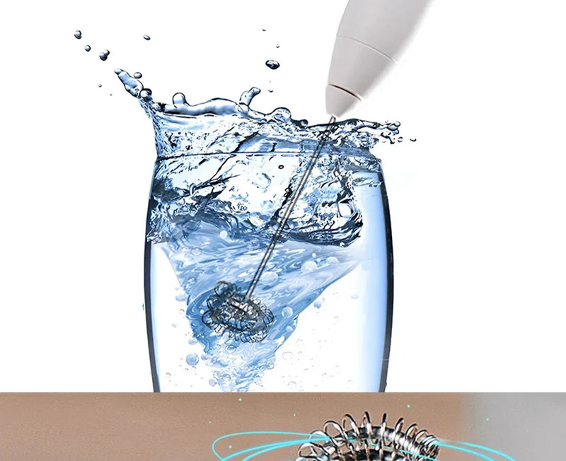 Batedor de ovos elétrico recarregável USB 2 em 1, liquidificadores para itens de cozinha, mini liquidificador, misturador de café e uísque, agitadores, gadgets