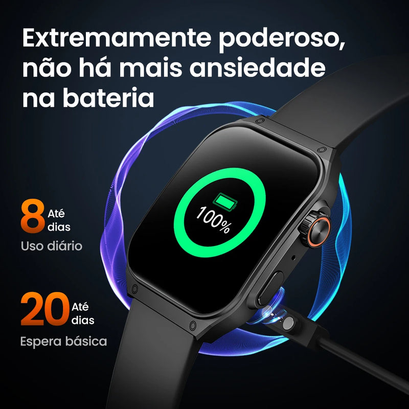 HAYLOU Watch S8 Smart Watch 1.96'' AMOLED Tela curva Smartwatch Bluetooth Call AI Vioce Assistant Smartwatches