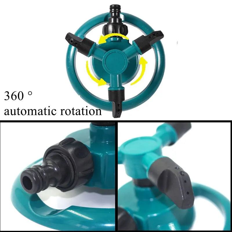 Bico de aspersão 360 graus automático rotativo spray de água jardim gramado aspersor automático irrigação de jardim suprimentos