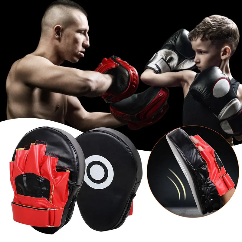 Kick Boxing Luvas Pad PU Couro Punch Target Bag para Adultos Crianças MMA Karate Muay Thai Luta Livre Sanda Equipamento de Treinamento
