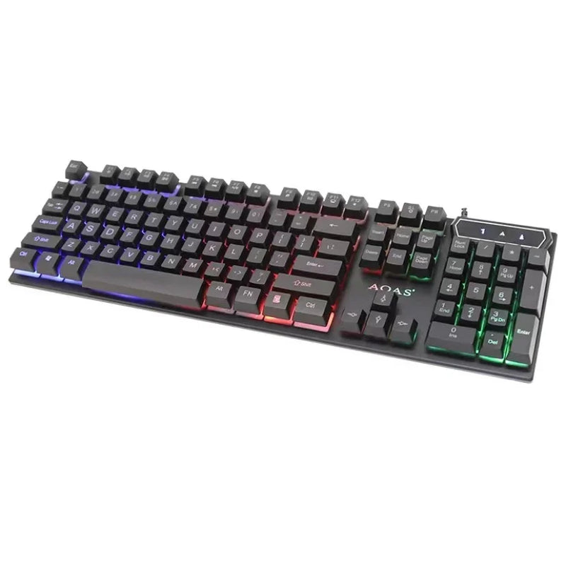 Teclado Semi Mecânico Gamer Led Rgb Usb Gaming Keyboard M-800