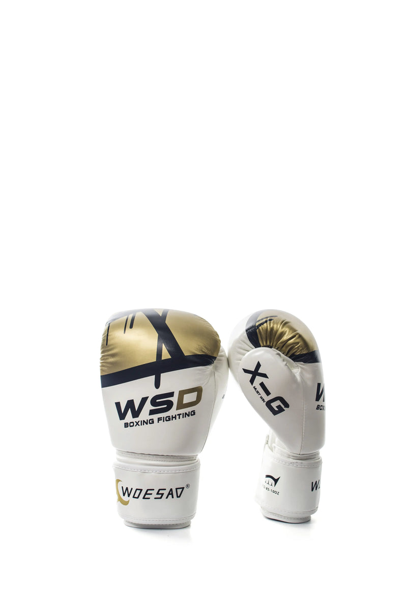 Luvas de Kick Boxing para Homens Mulheres PU Karate Muay Thai Guantes De Boxeo Luta Livre MMA Sanda Treinamento Adultos Crianças Equipamentos